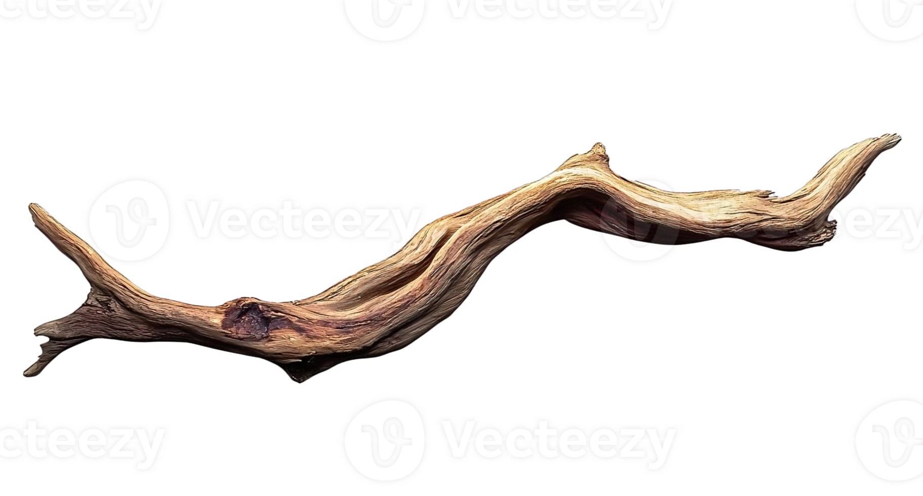 Driftwood Branch on a Transparent Background png