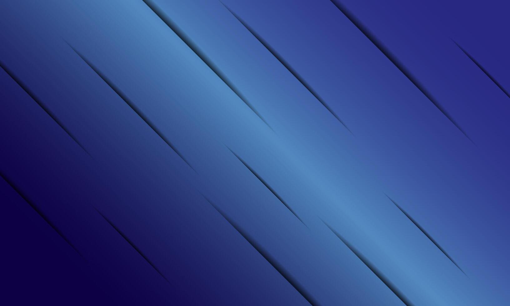 Diagonal cuts in paper with shade. blue stripes line gradient background. vector