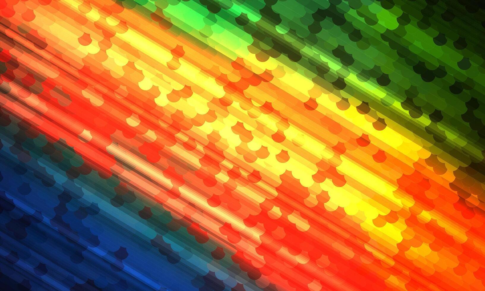 Colorful diagonal striped abstract background with blur dots circle. vector