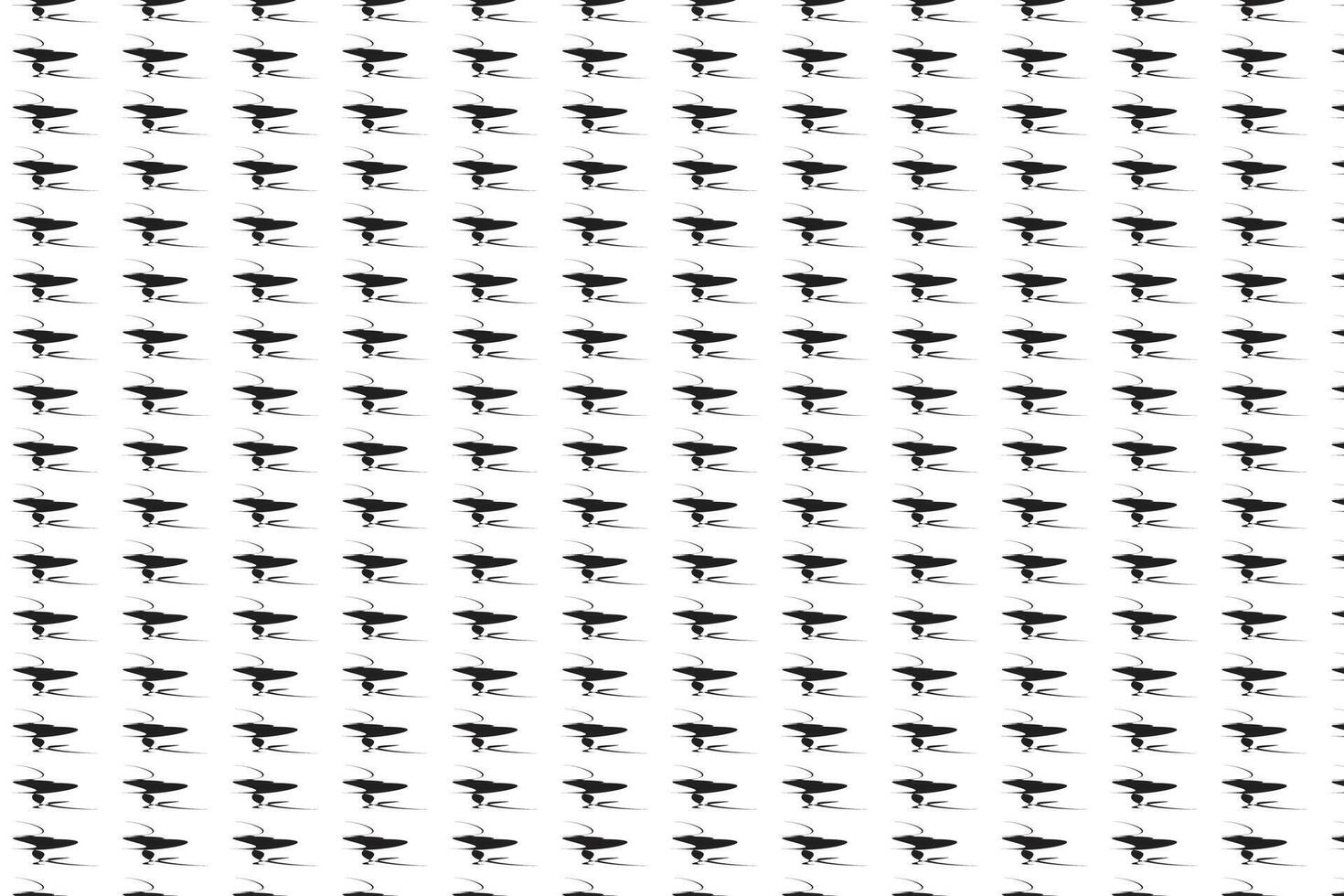 Seamless Black and White pattern vector