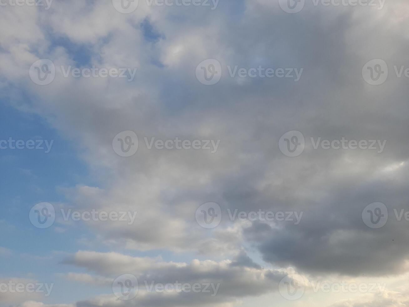 White clouds on the blue sky perfect for the background photo