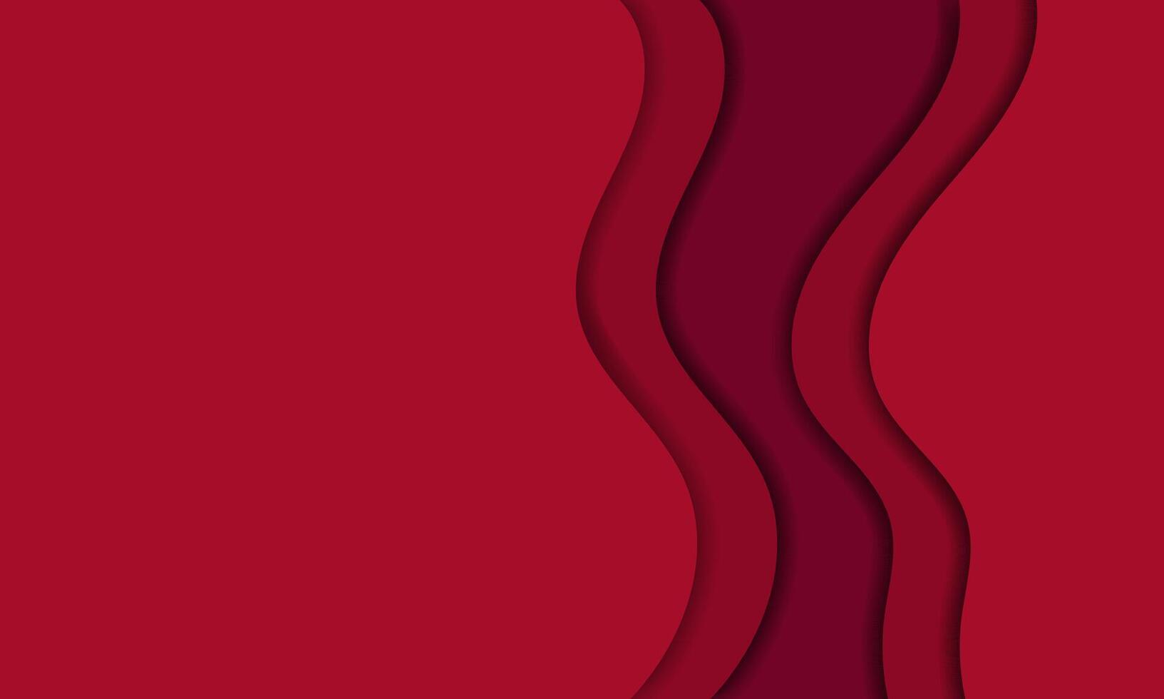a red background with a wavy line vector