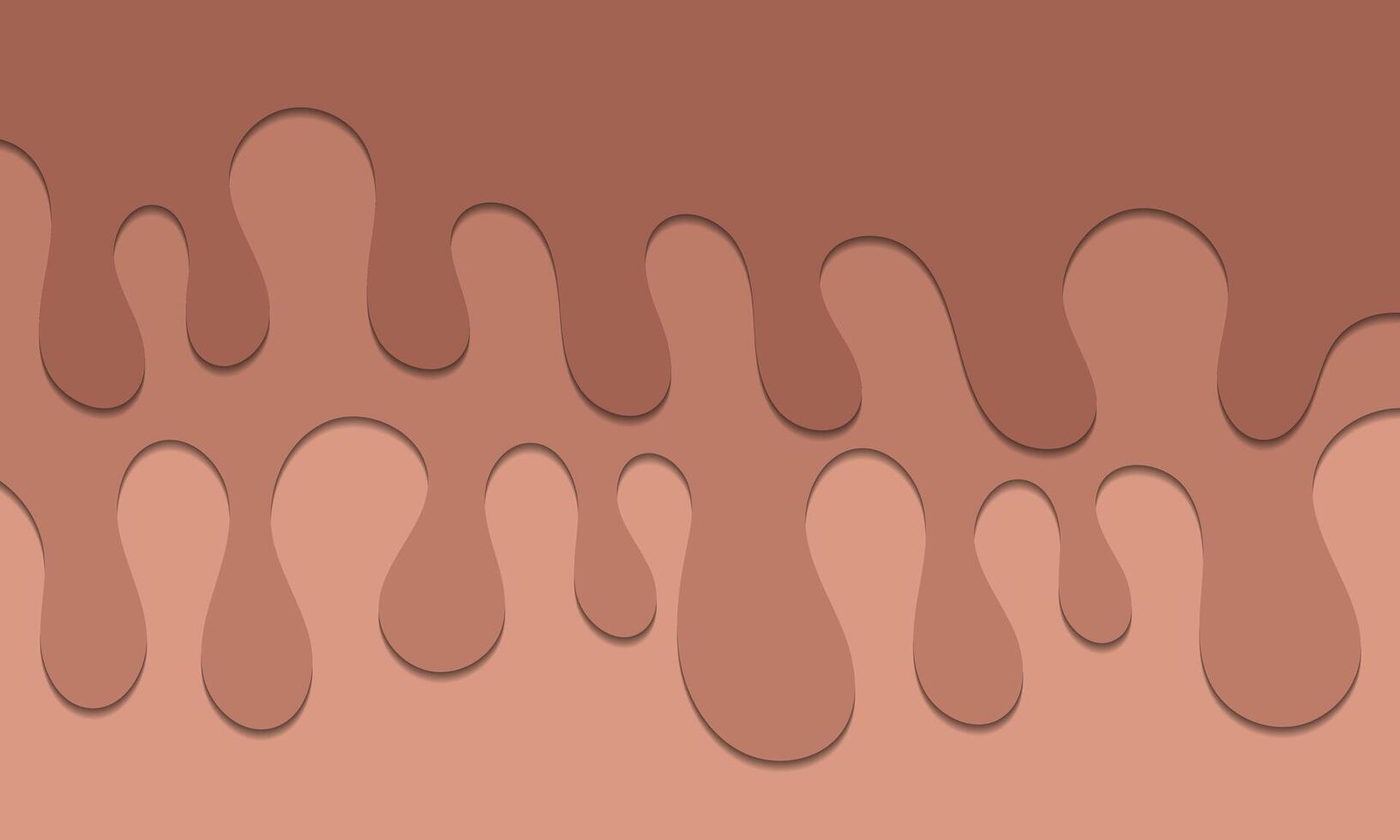 a brown and pink background with a wave pattern vector