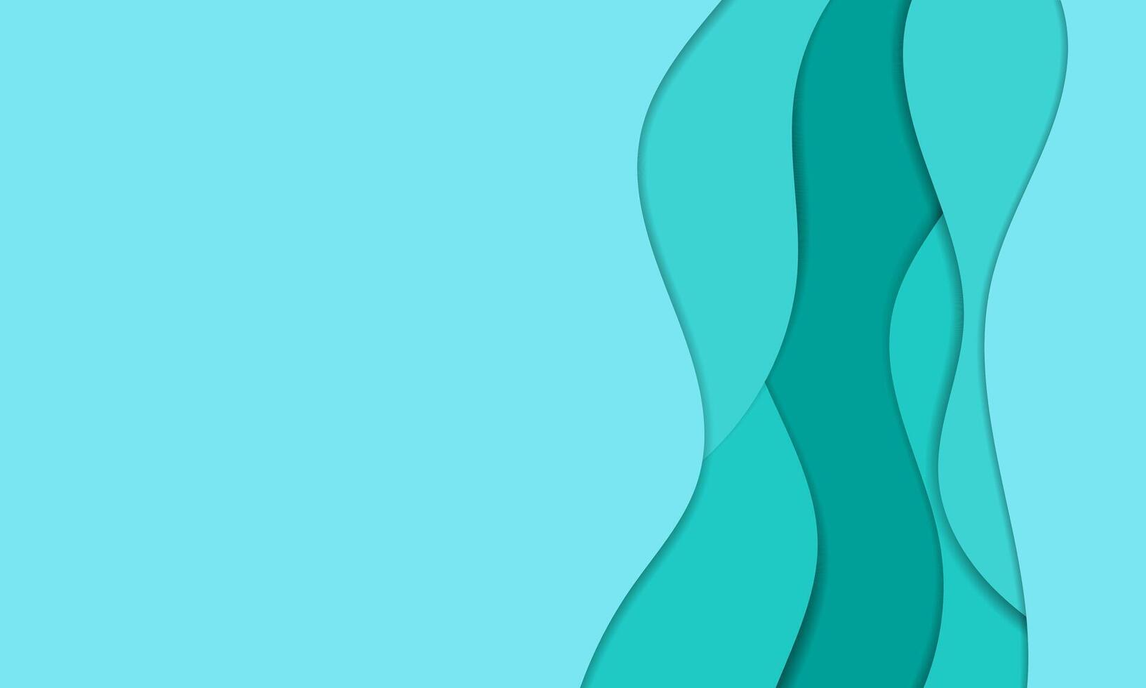 a blue background with a wave pattern vector