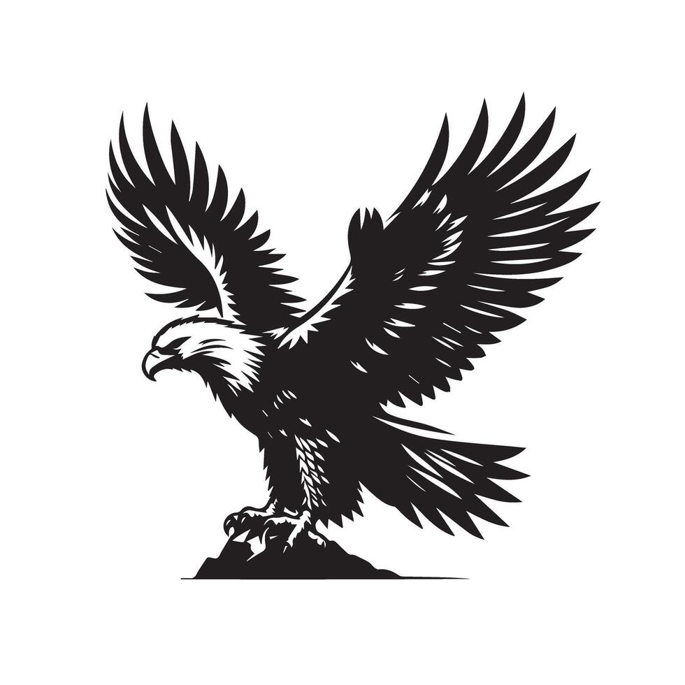 A Eagle I Wings of Freedom vector