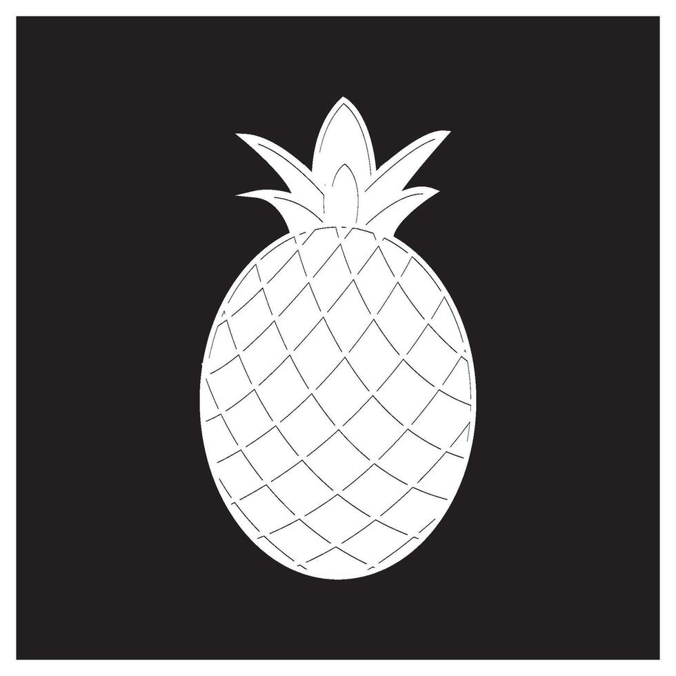 pineapple icon symbol design vector