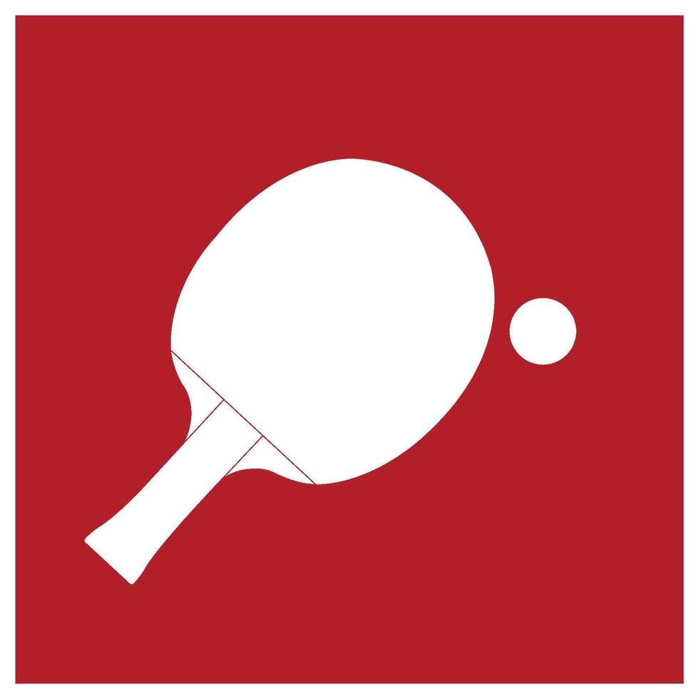 Table Tennis icon vector