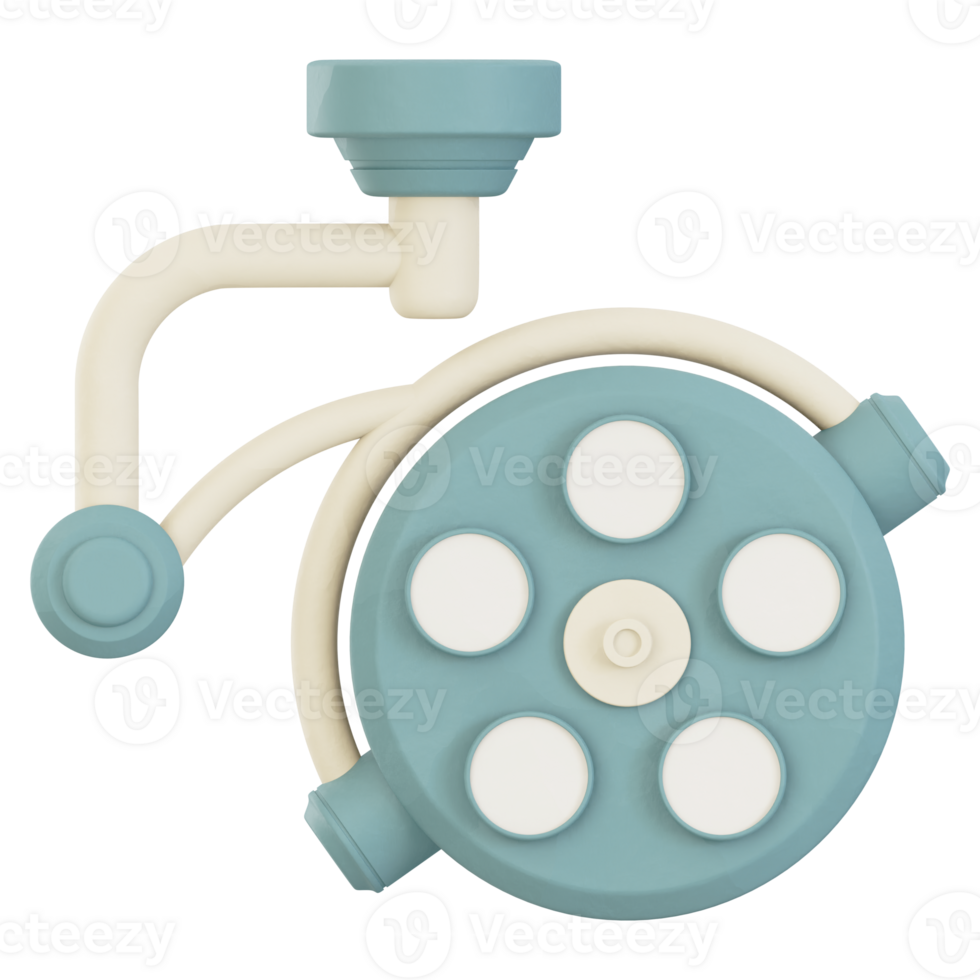 3D Surgery Lamp Icon png
