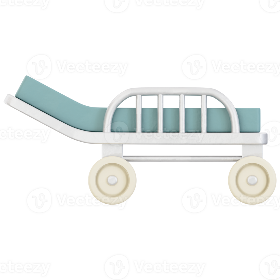 3D Hospital Bed Icon png