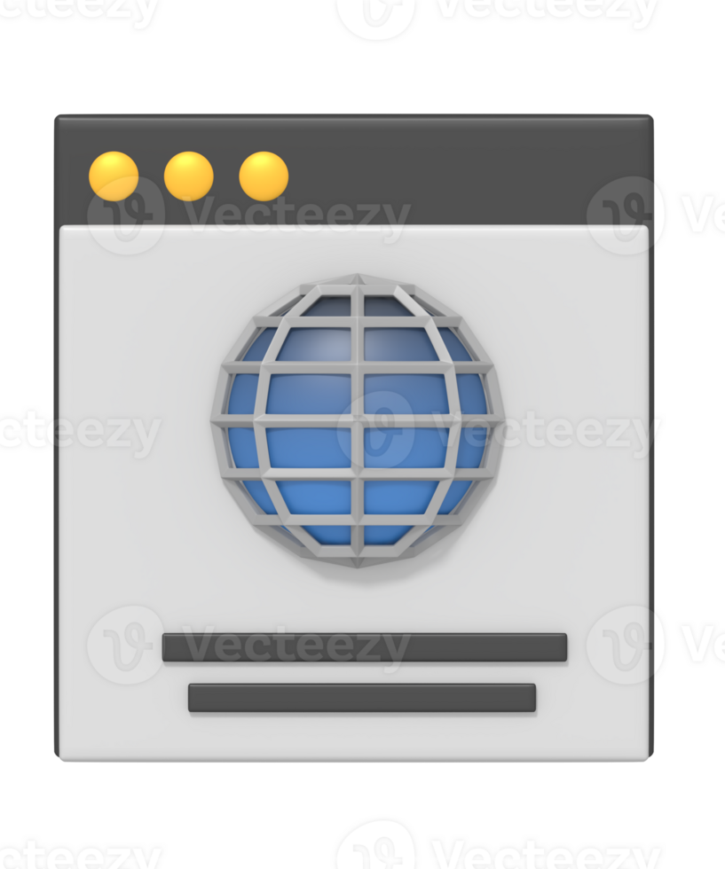 browser on page website sign png