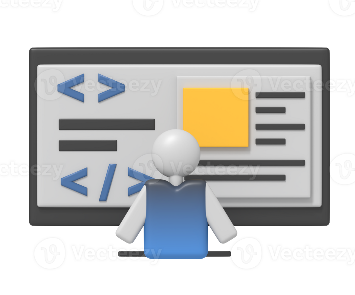 Programmer coding Website png