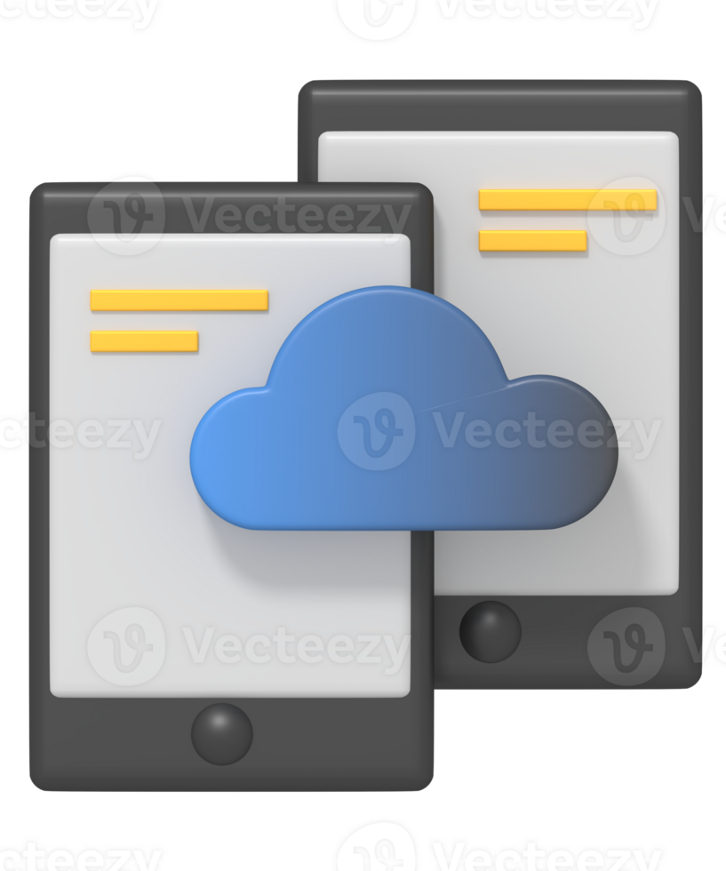Web mobile cloud storage png