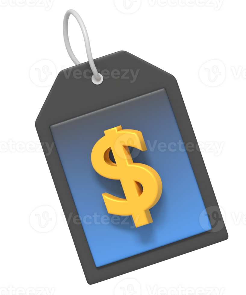 Price tag sign dollar png