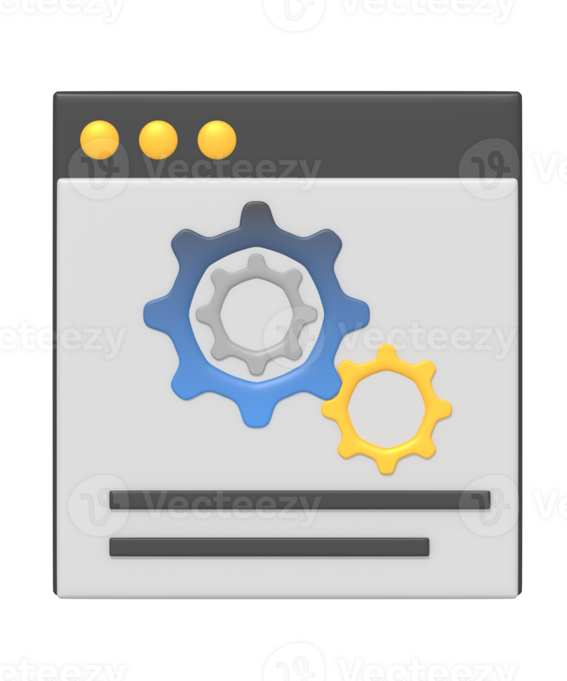 Setting web page online png
