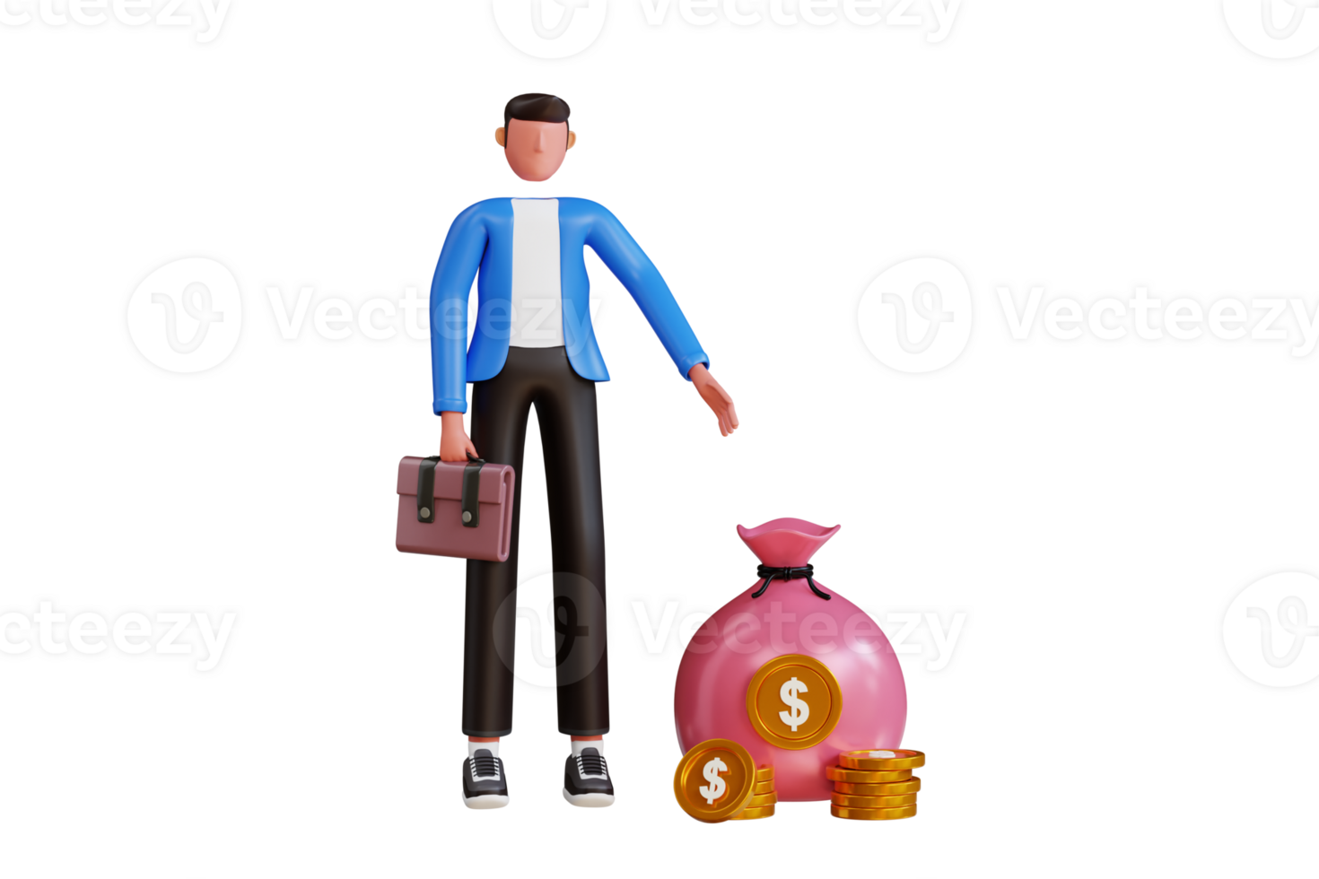 company profit 3d illustration. Profit Points 3D Illustration png