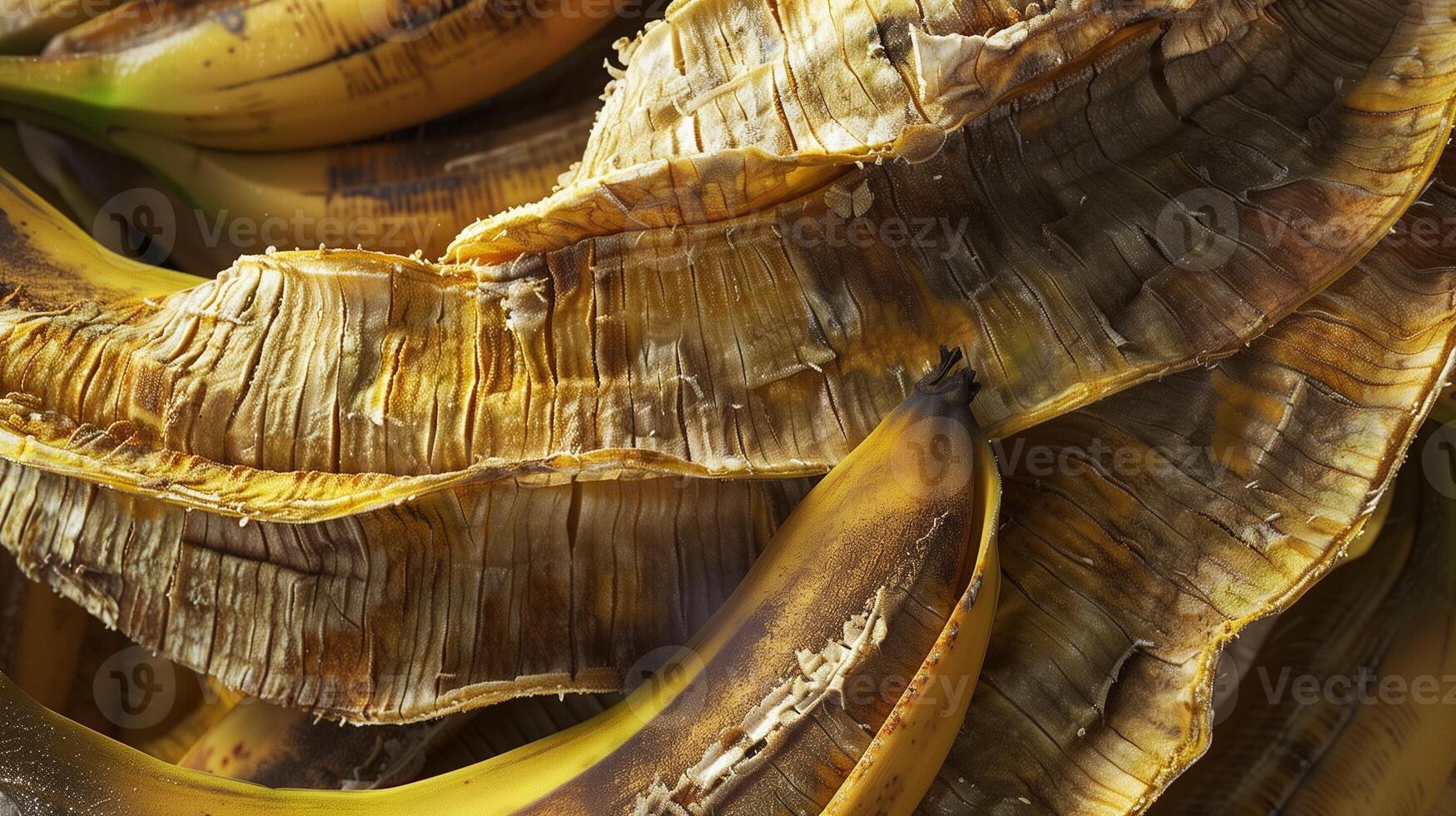 Dried fruit banana slice natural drying pile pattern background photo