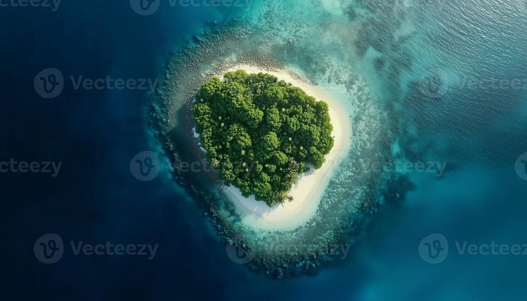 Marine and some little island top of view rock cliff stone coral nature landscape photo