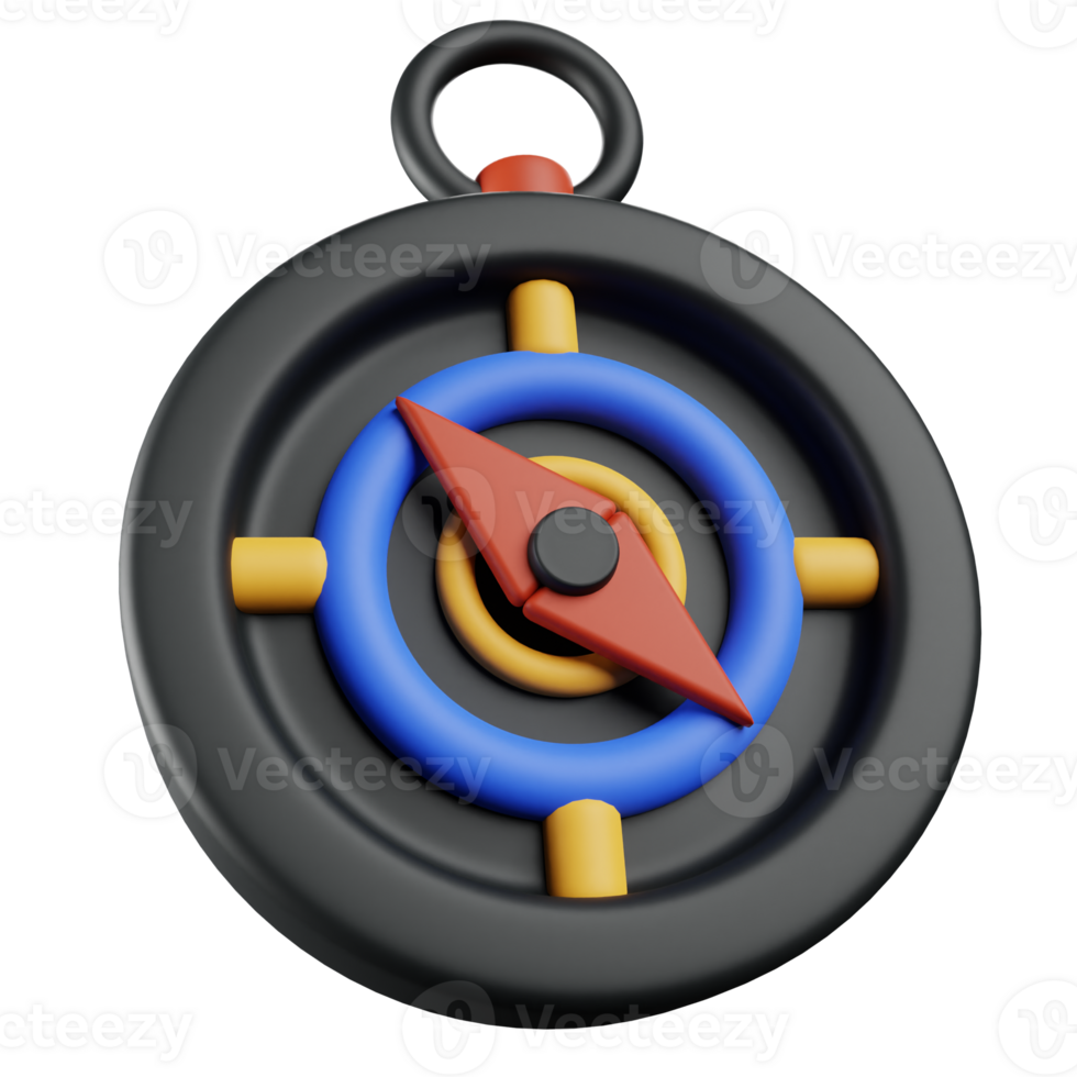 3D Ilustration Compas png