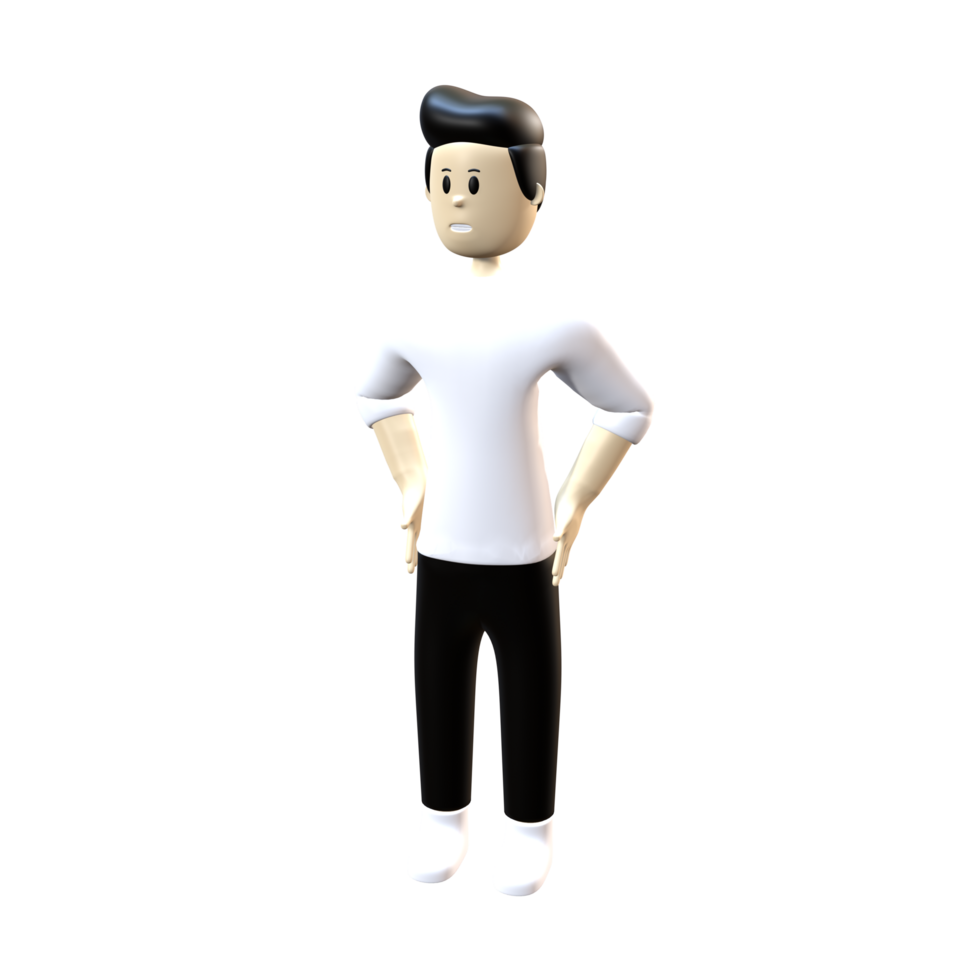 3D Character Carrying png