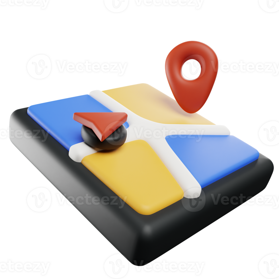 3D Ilustration Mobile Navigation png