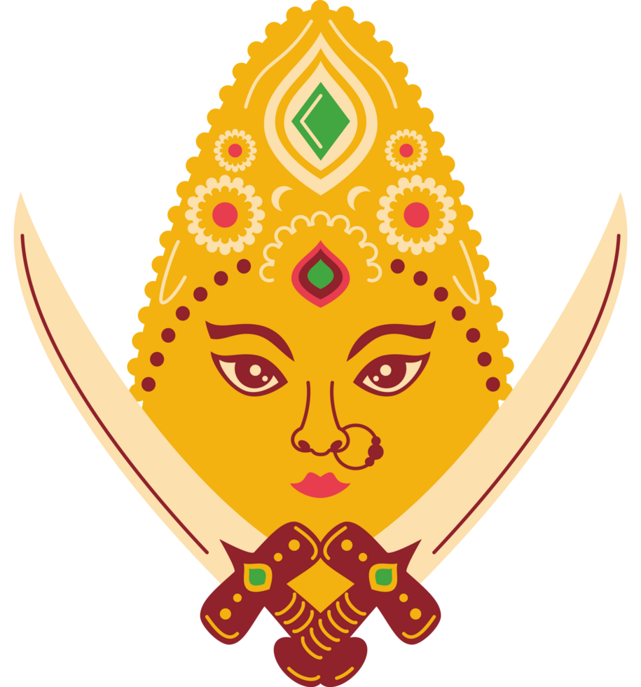 goddess durga character in navratri png