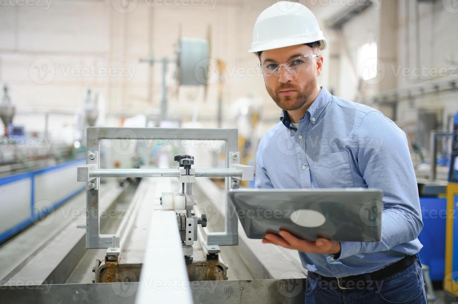 Portrait of Professional Heavy Industry Engineer photo