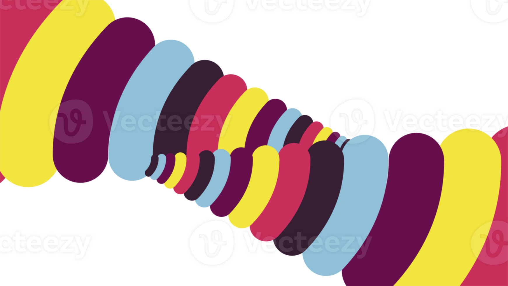 a colorful spiral design with a transparent background png