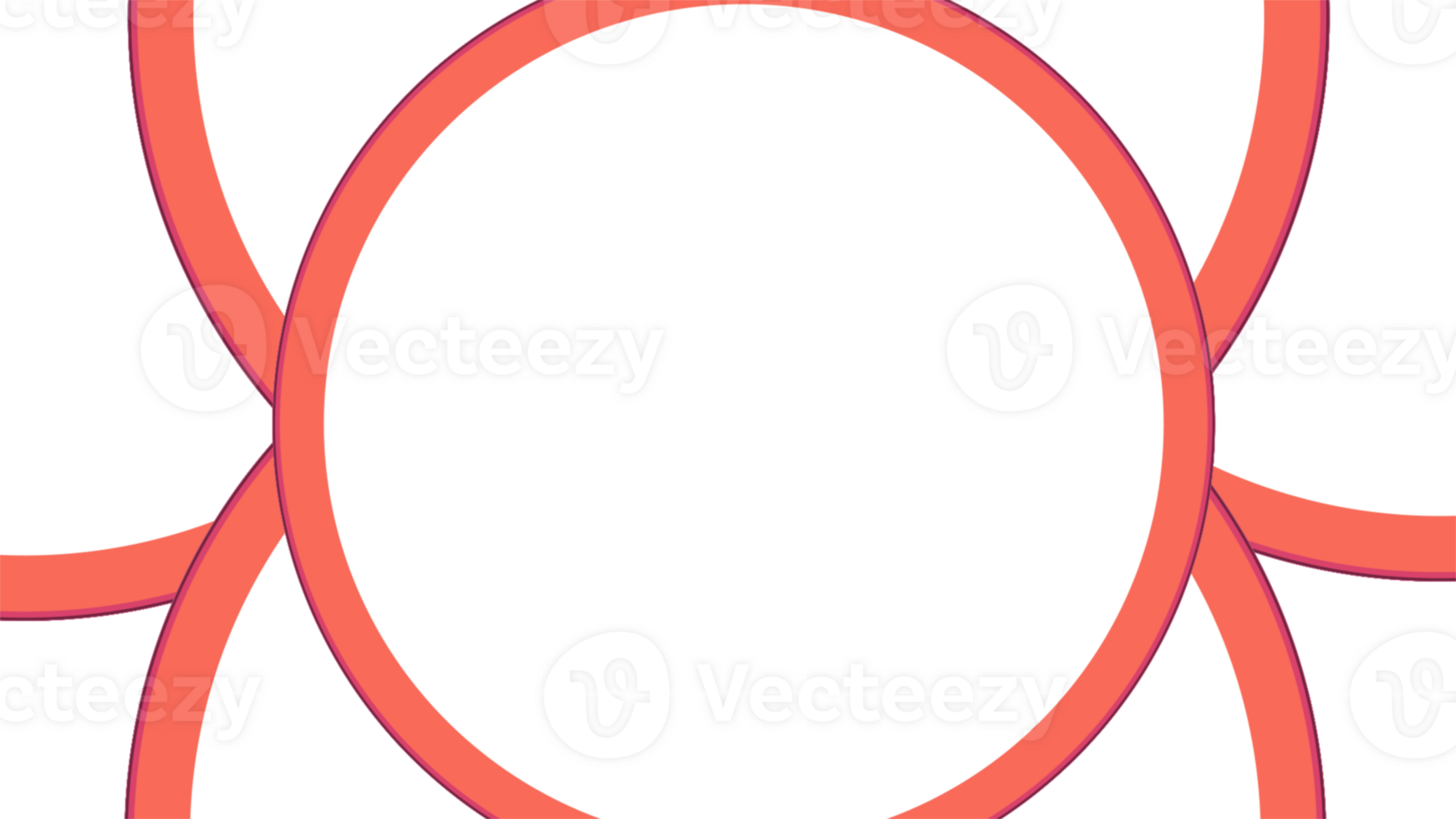 a circle with two lines in the middle png