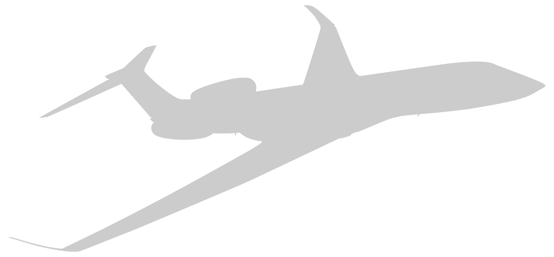 Silhouette of the Private Jet, Aircraft, Aeroplane. Flat Style, can use for Logo Gram, Pictogram, Apps, Website, or Graphic Design Element png