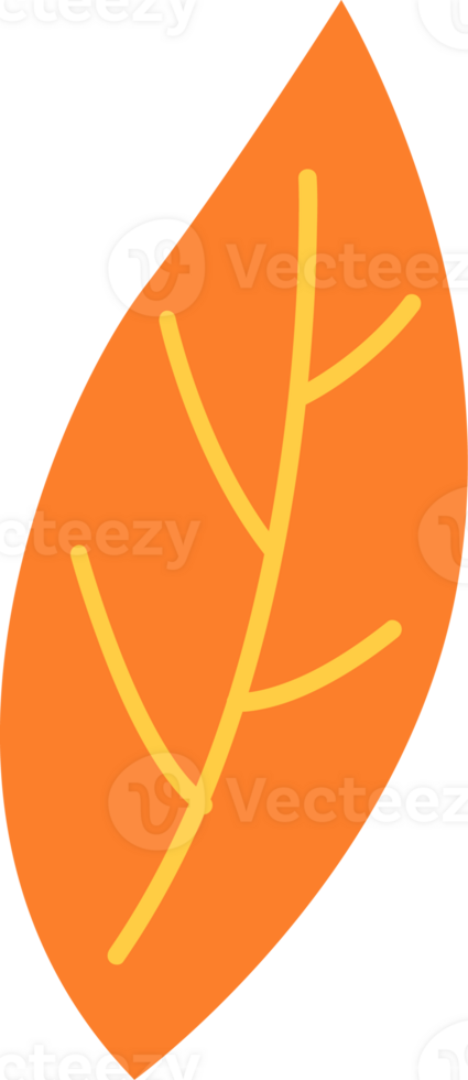 An orange leaf png