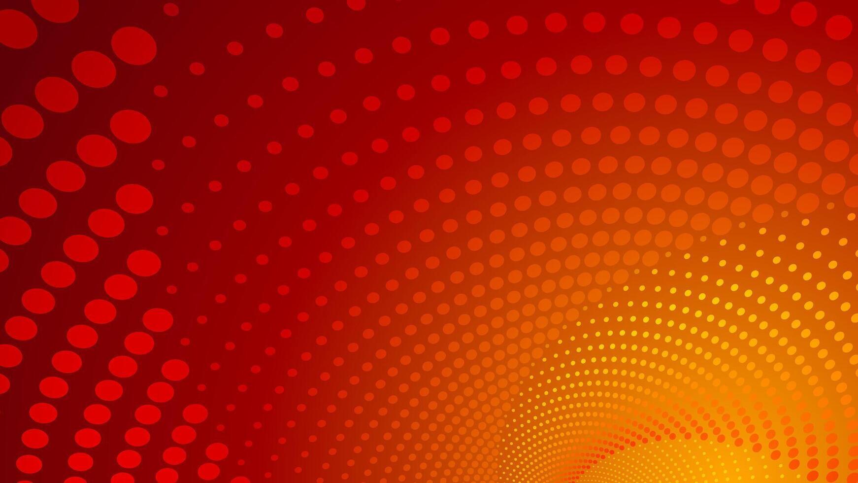 Magenta Orange Dots Vortex Background Illustration vector
