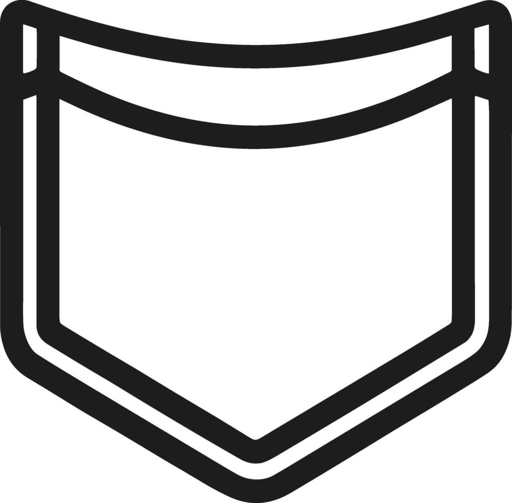 T Shirt Pocket vector