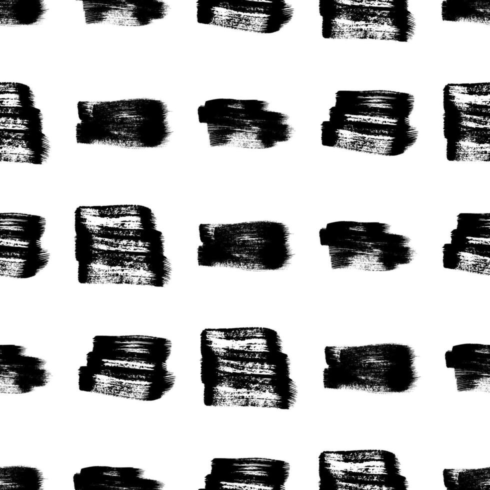 Seamless Pattern with hand drawn scribble smears vector