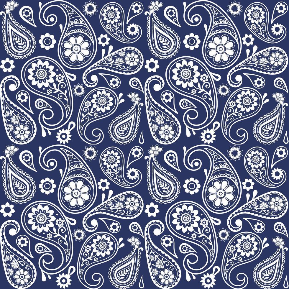 Paisley Floral Ikat pattern embroidery border. Ethnic ikat floral Ethnic Indian Pattern Ikat pattern Ethnic Pattern.Border indian floral Aztec embroidery border seamless patterns vector