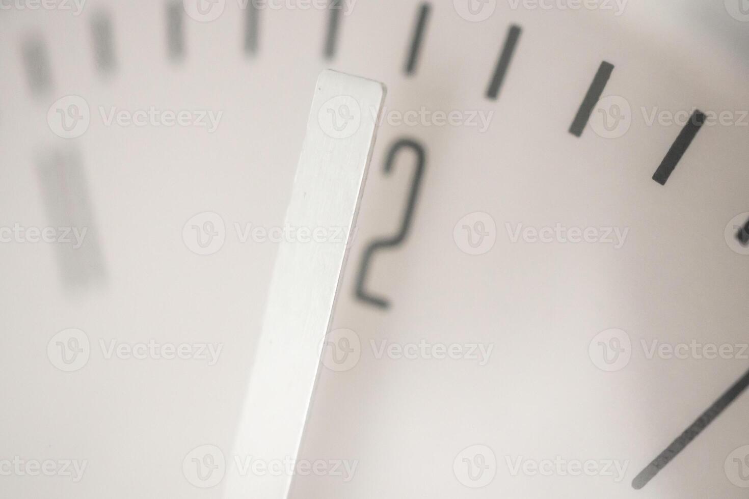 close up of silver metal clock photo