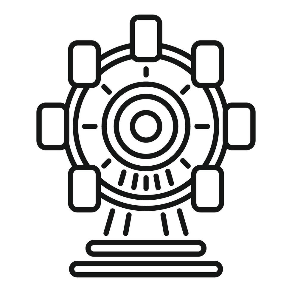 3d printing machine printing an object with laser sintering technology vector