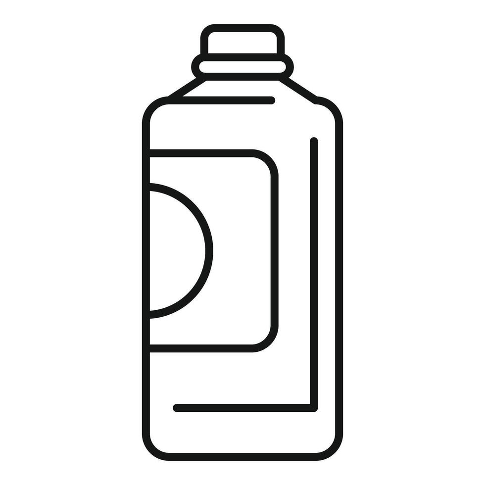 Bottle of water or juice with blank label for branding mockup vector