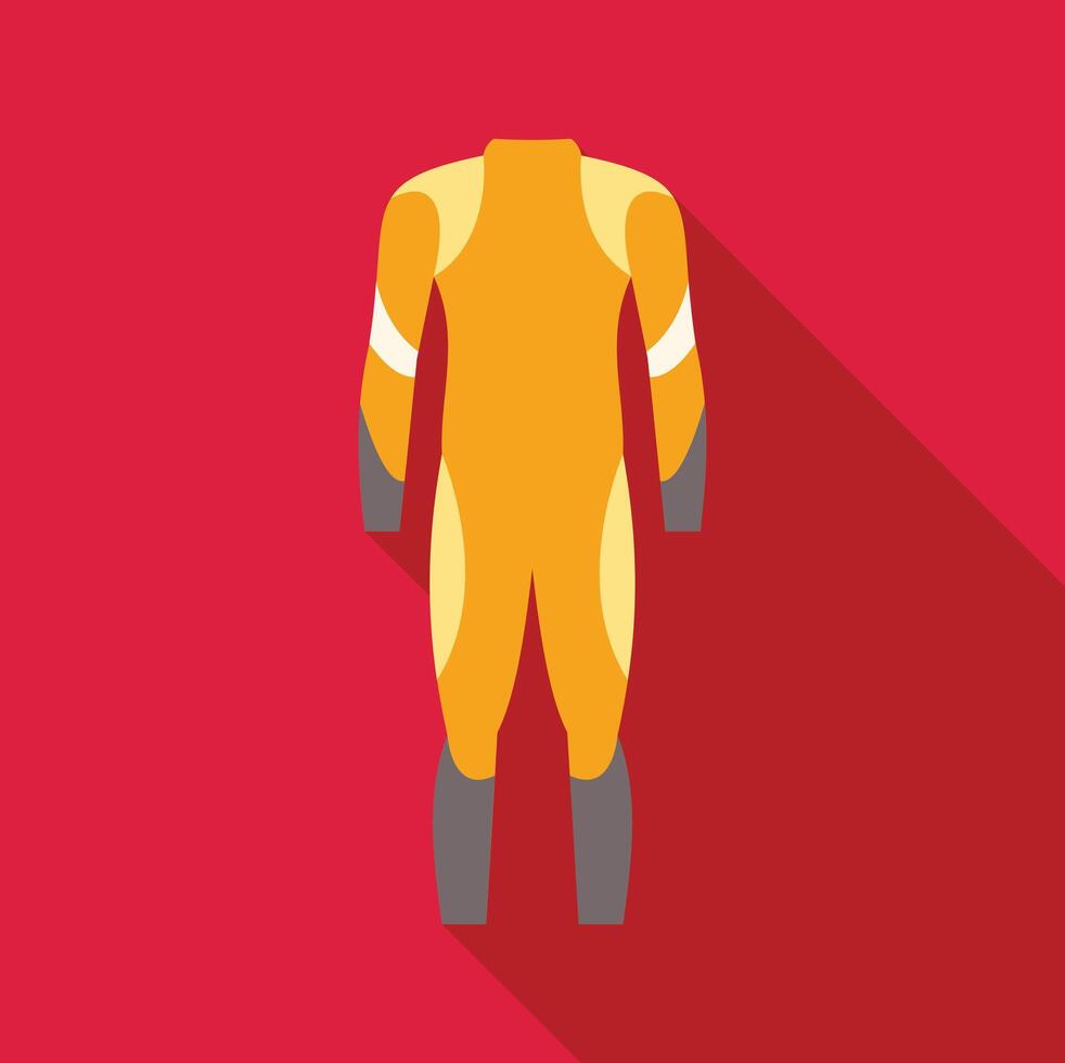 Wetsuit for active sports and leisure on a bright background vector