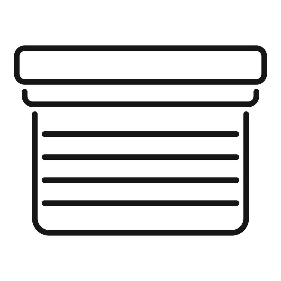 Window roller shutter icon representing home security system vector