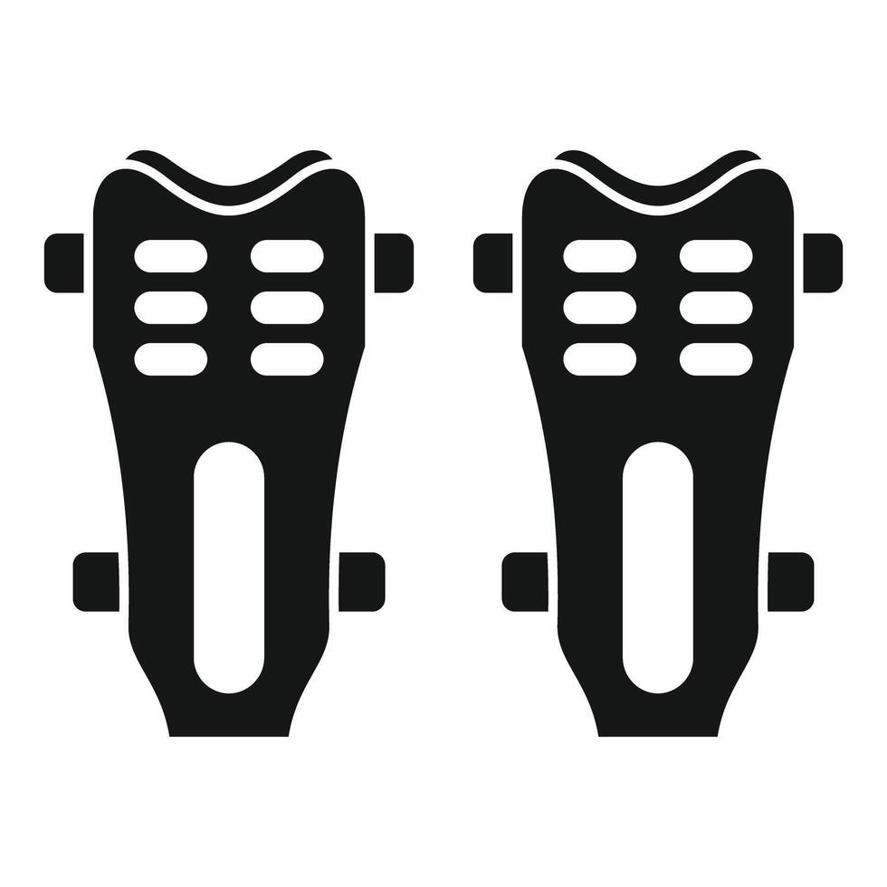 Pair of orthopedic shoes insoles supporting the arch of the foot for pain relief vector
