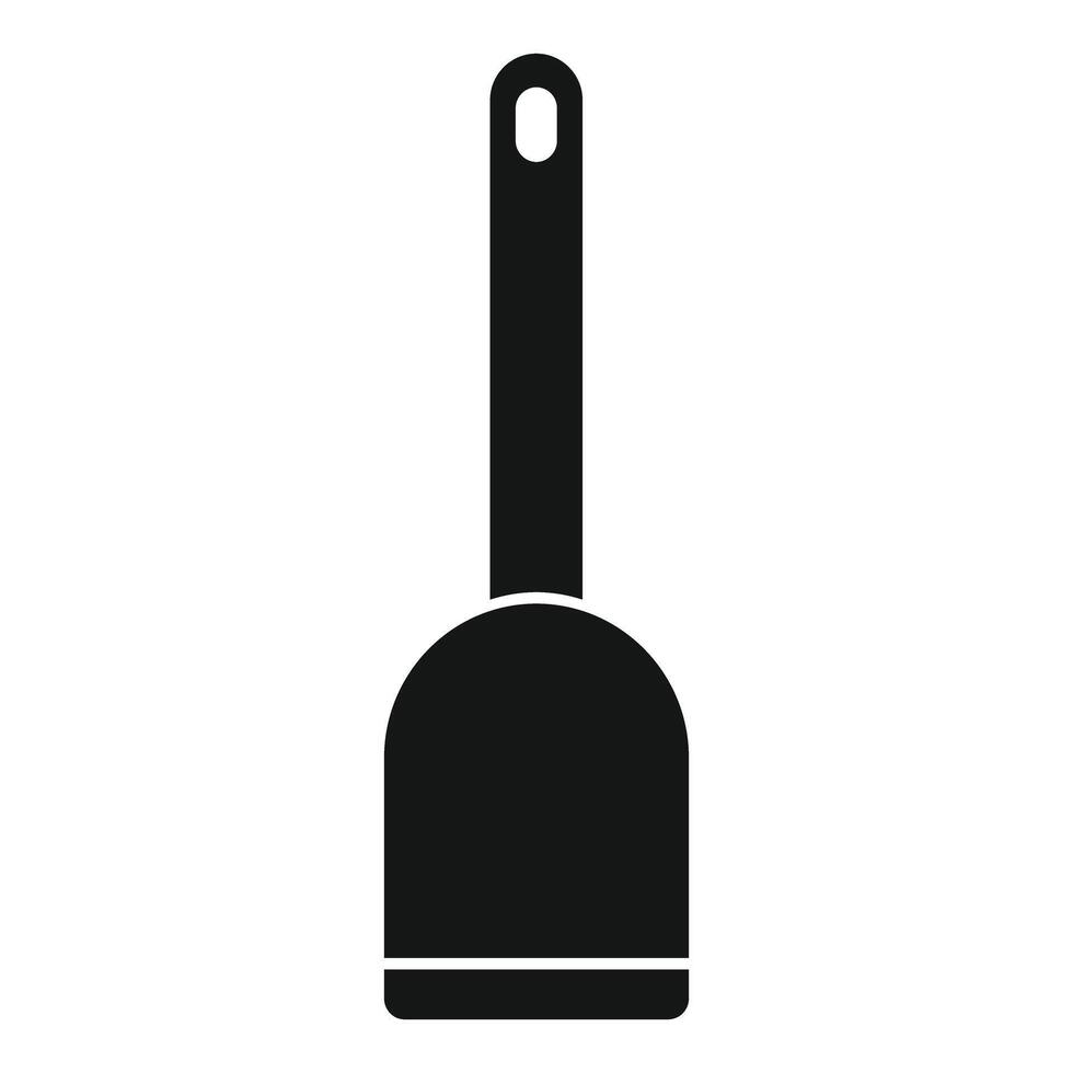 Kitchen utensil icon representing a simple spatula for cooking vector
