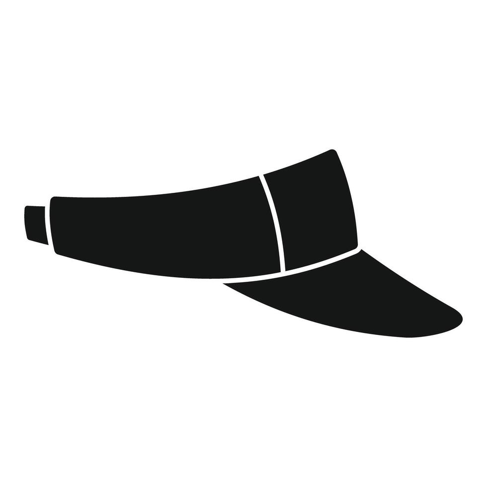 This black sun visor cap is perfect for promoting your brand vector