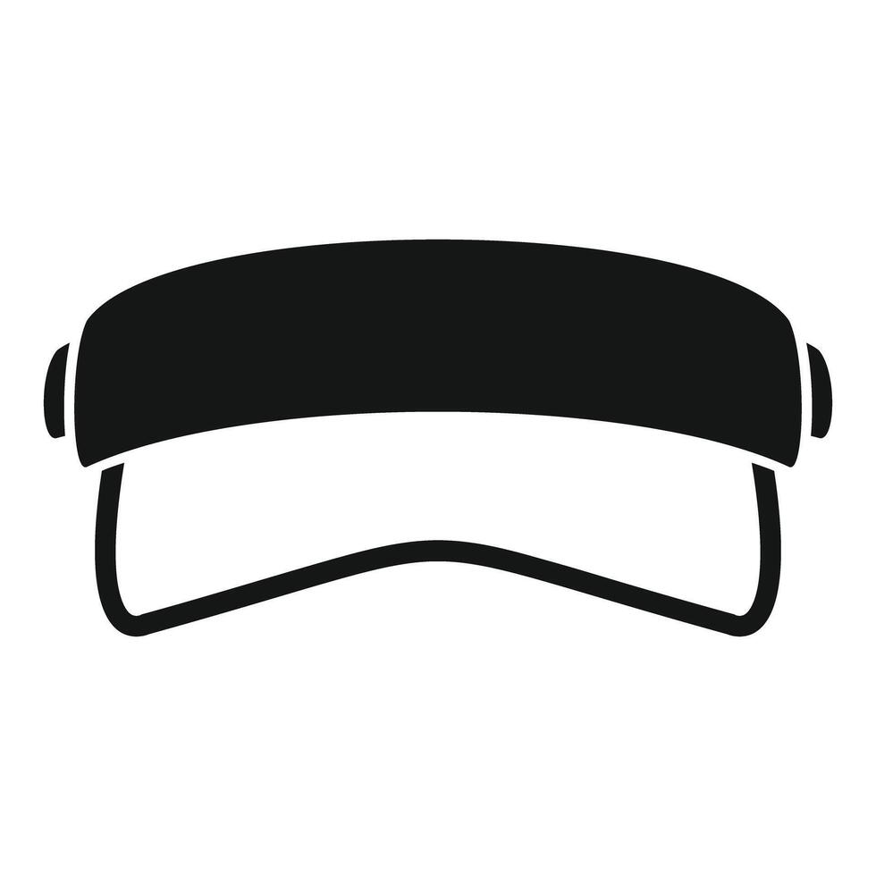 Vr glasses headset virtual reality technology icon simple style vector