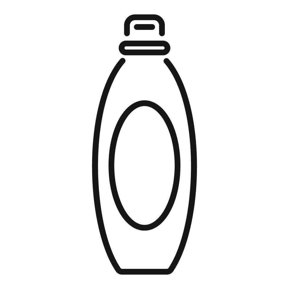 Cosmetic bottle with pump dispenser for cream or shampoo vector