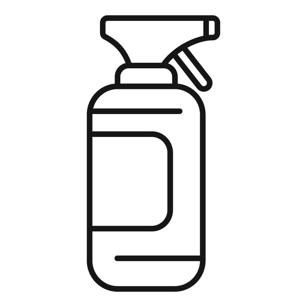 Cleaning spray bottle icon showing sanitizer or detergent vector