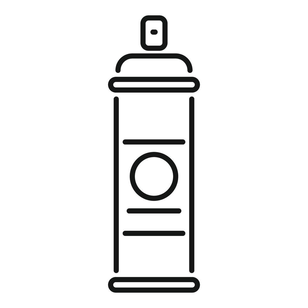 Spray paint can icon showing creativity and art vector