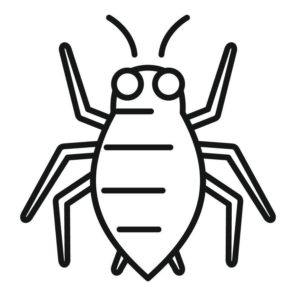 Dangerous bedbug insect spreading virus with bite vector