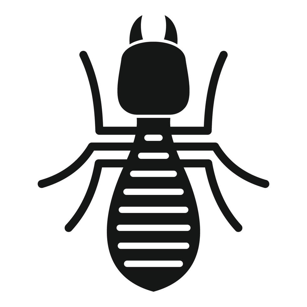 Termite pest control insect bug exterminator logo icon vector