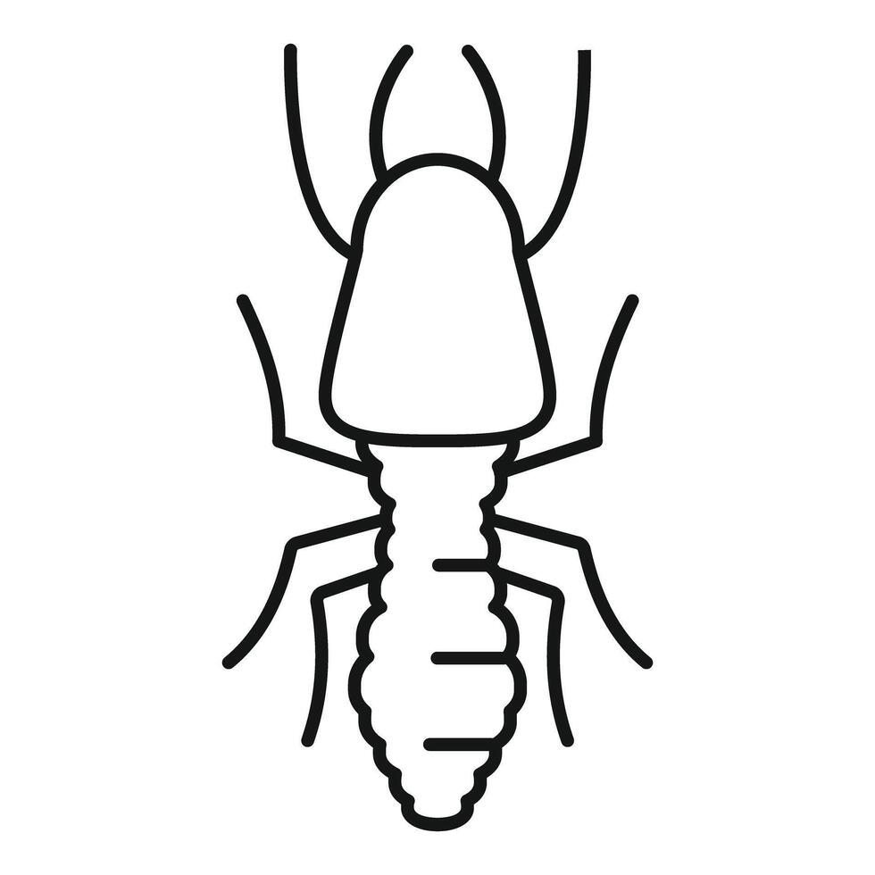 Termite insect pest control exterminator logo icon symbol sign vector