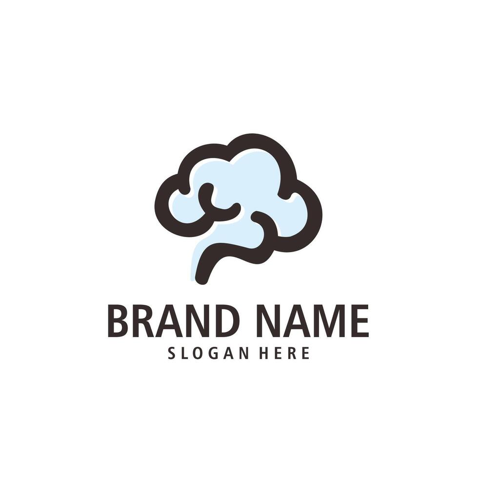 mind logo design illustration vector